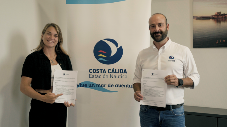 Claudia León, nueva embajadora de laEstación Náutica Costa Cálida