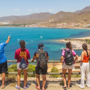 Senderismo costero por La Azohía y Kayak a Cala Cerrada